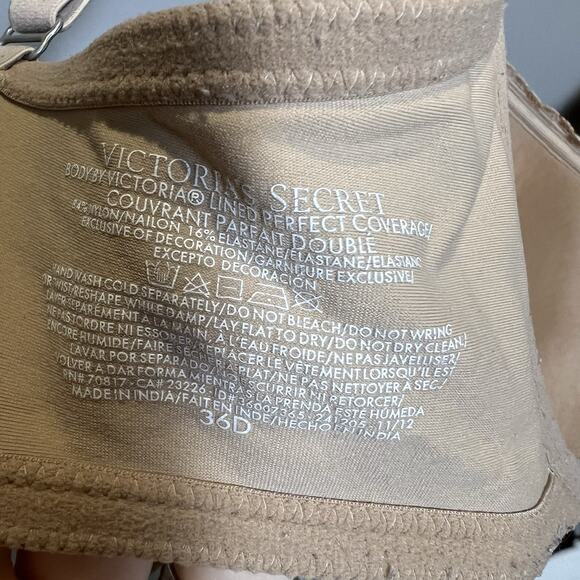 Lot Of 2 Victoria Secret Body By Victoria Bras 2 Nude Size 36D - Picture 9 of 9